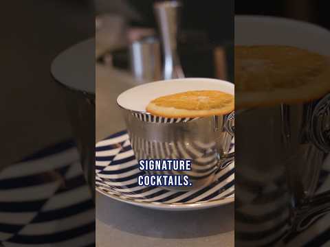 The Signature Cocktail at 2 Michelin Star La Dame De Pic London by Anne Sophie-Pic