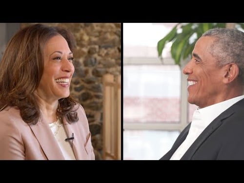 Barack Obama and Kamala Harris: “So tell me about Joe”