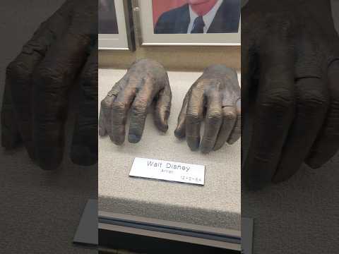Walt Disney's Hands