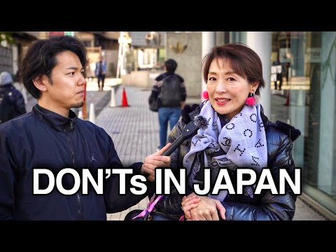 “Tourists, please don’t do this here”from Japanese locals