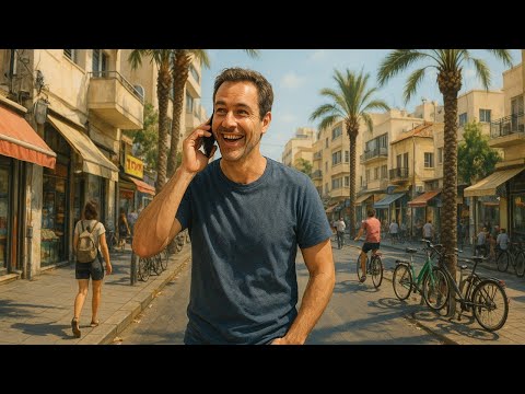 Читаем На Иврите для Начинающих: Семья Шапира – Йоси разговаривает с другом