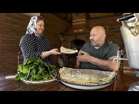 Cooking Spring Kutabs | Natural Food From Nature