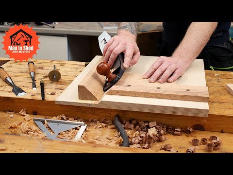 Mitre Shooting Board. Essential Woodworking Jig for Box Making!