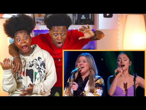 DIDN'T KNOW ARIANA GRANDE AND KELLY CLARKSON SING LIKE THIS..😱