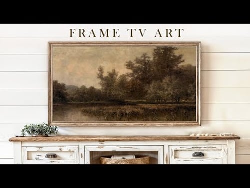 Dark Moody Landscape | Vintage Frame TV Art | Slideshow For Your TV | 1Hr of 4K HD Paintings