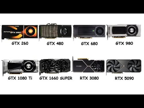 Every NVIDIA GTX Graphics Card Explained in 17 Minutes