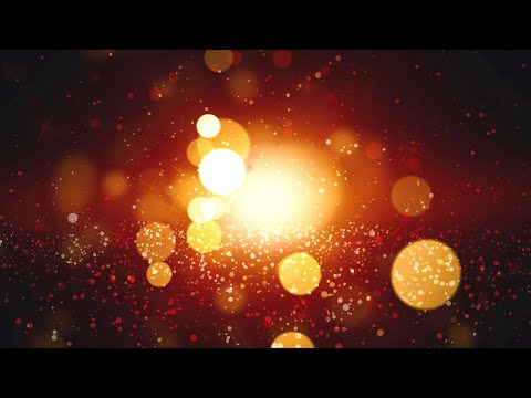 4K - SCREENSAVER - Beautiful Golden Boken Sparkling Particles, GOOD FOR CELEBRATIONS (NO SOUND)