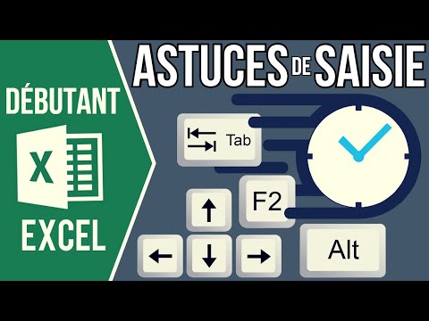 EXCEL POUR DÉBUTANT - 9 ASTUCES DE SAISIE GAIN DE TEMPS (Retour à la ligne manuel, reproduire...)