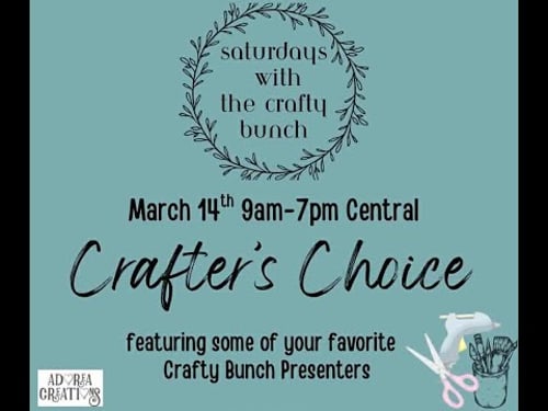 Saturdays with The Crafty Bunch