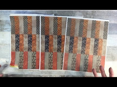 Print On Fabric - Tab Binding - Experiment Freezer Paper, Sticker Paper Double-sided adhesive sheet?