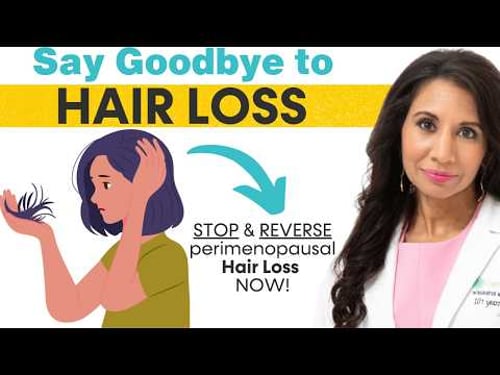 How to STOP & REVERSE Hair Loss in Perimenopause: Secrets to Healthy Hair - Dr. Taz