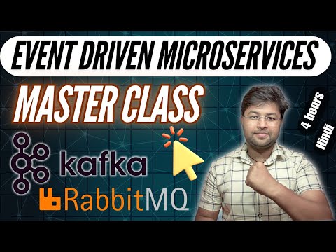 Master Event-Driven Microservices with Spring Boot, Cloud Functions, RabbitMQ & Kafka|4 Hours| Hindi