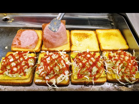 ๊ฐ์ฑ๋น ์ต๊ณ ! ์ฐฉํ ๊ฐ๊ฒฉ ์งํ์ฒ 2000์ ํ ์คํธ, ๊ณ๋ ํ ์คํธ, ํ ์น์ฆ ํ ์คํธ, ์์ ์ด๋ฌต ํ ์คํธ, Good price! Korean Street Toast, Egg Toast