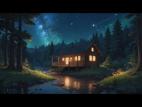 2 Hours of Calm Lofi & Ambient Sounds 🌌 Relaxation, Meditation, Focus & Sleep Playlist 🦗
