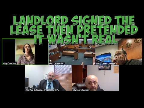 Landlord Signed the Lease — Then Pretended It Wasn't Real