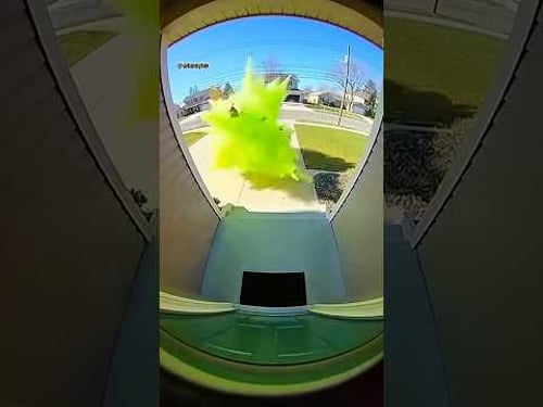 You Can’t Outrun The Green! (Or pink) (Porch Pirate Revenge!)