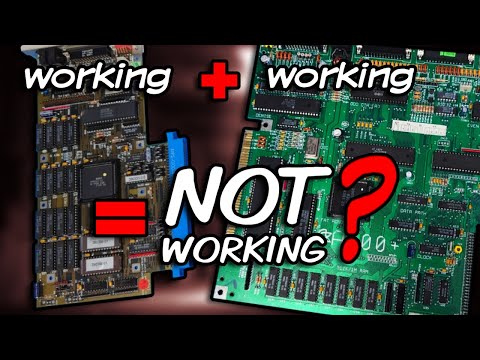 Why doesn't this A590 work with this Amiga 500 Plus?