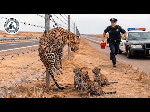 Animal Rescue A Police Officer Saved a Leopard Family Against All Odds #24