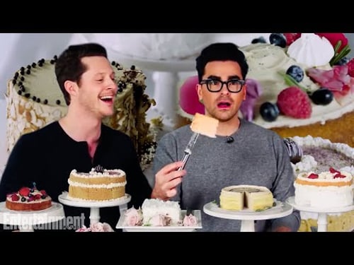 The Great 'Schitt's Creek' Cake-Off: Dan Levy & Noah Reid Judge Wedding Cakes | Entertainment Weekly