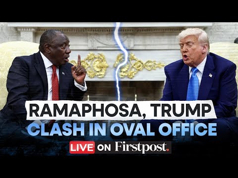 Trump-Ramaphosa Oval Office Clash LIVE: Trump, South African President Ramaphosa's Heated Argument
