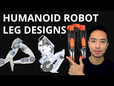 Humanoid Robot Leg Designs (Actuators, Torque, Gear Ratio, Joint Configuration)