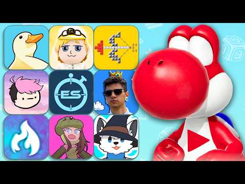 10 ISOLATED YouTubers vs. Mario Party
