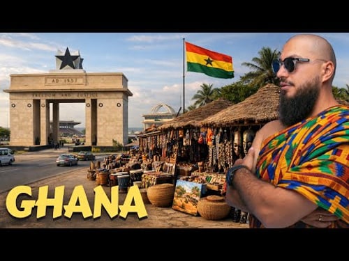 This Is What Happens When You Are A Tourist In Accra - Independence Arch, Arts Centre In Ghana 🇬🇭