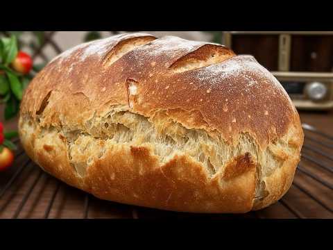 3-Cup No-Knead Bread | Crispy Outside, Soft Inside, Always Works