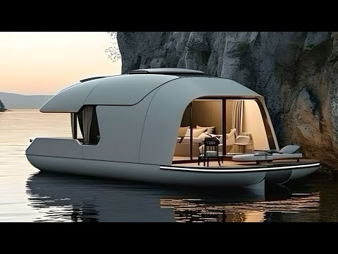 Man Builds DIY Houseboat for his Family