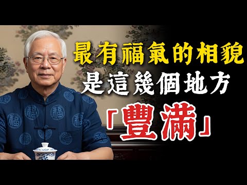 有沒有福氣,看臉就知道!這幾個地方「豐滿」的人,福氣最旺,比什麼都珍貴!