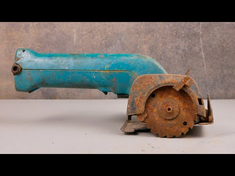 Cordless Circular Saw Restoration Makita 4190D, replacement of 21700 battery cells