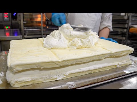 Milk Flavorful Cake, Milk Block - Korean Street Food