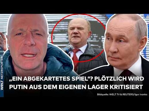 UKRAINE WAR: This has never happened before! Suddenly Putin is being attacked from within his own...