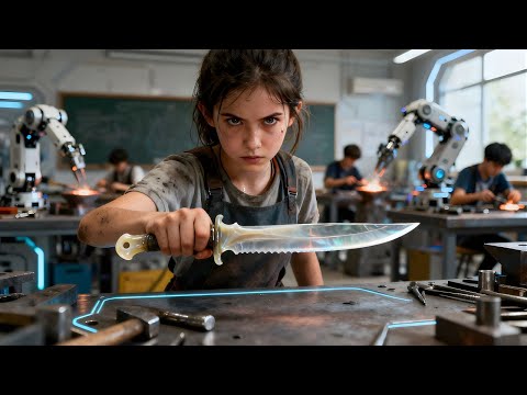 The Class Was Told to Forge a Blade — The Human Girl Sharpened a Piece of Bone| HFY SCIFI BEST STORY