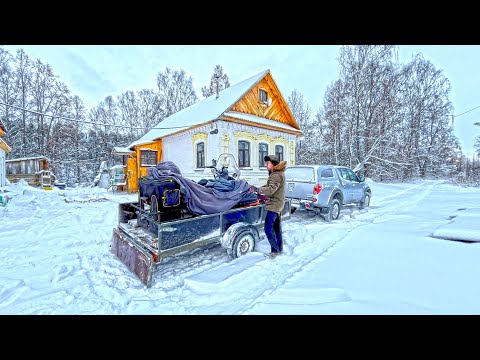 Real winter life on the farm! Creativity and challenges in a village near the forest.
