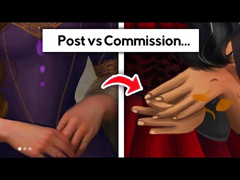 Artist Called Out For Quality Differences In Art...