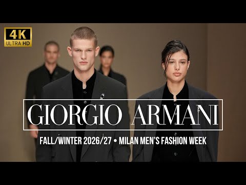 GIORGIO ARMANI Men’s Fall/Winter 2026/27: Timeless Elegance