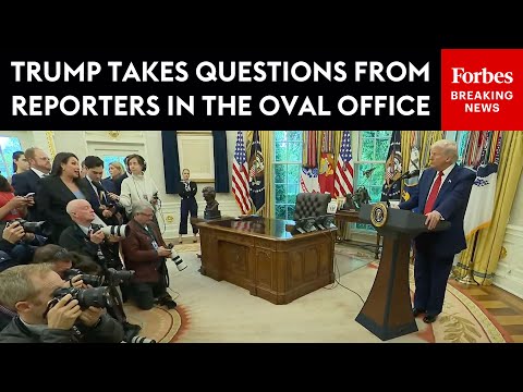 BREAKING NEWS: President Trump Takes Multiple Questions From Reporters In The Oval Office