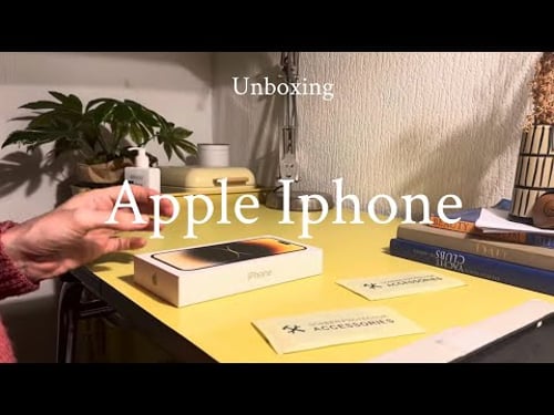 UNBOXING iPhone 14 Pro Max + accessories