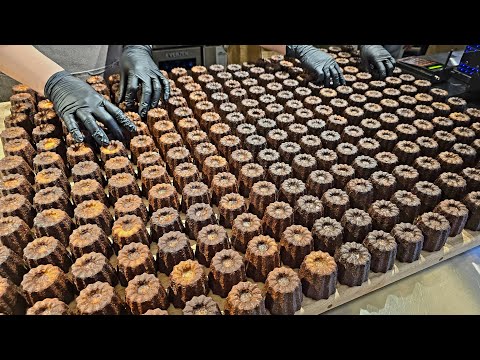 Korean Crispy Custard Cake Dessert That Sells Out in Just 1 Hour! | 1시간 만에 완판되는 겉바속촉 까눌레 만들기