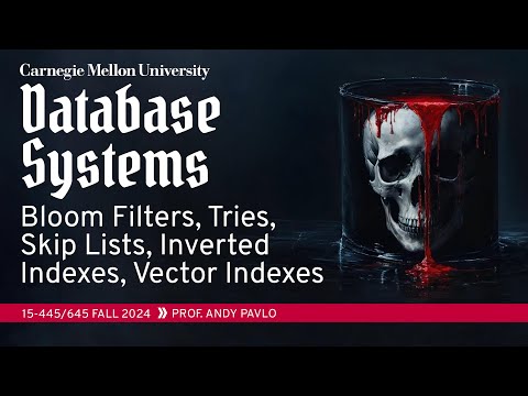 #09 - Vector Indexes, Inverted Indexes, Filters, Tries ✸ TiDB Talk (CMU Intro to Database Systems)