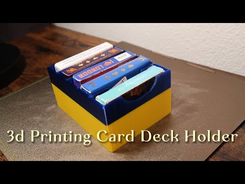 3d Printing Card Deck Holder 🃏