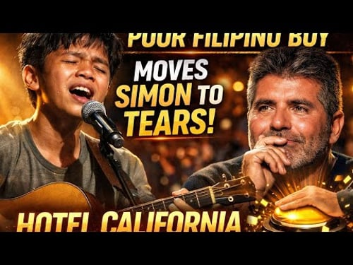 Poor Filipino Boy Sings “Hotel California” LIVE | Judges Cry & Golden Buzzer Moment 😭🎶