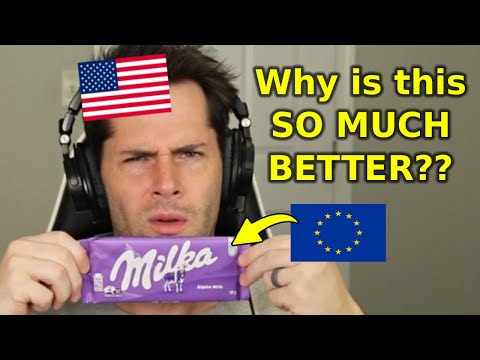American Tries European Chocolate For the First Time