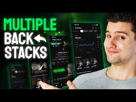 Full Guide to Multiple Back Stacks in Jetpack Compose - Android Studio Tutorial