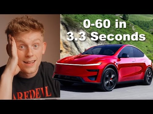 Tesla's New Model Y Performance looks Mental | Reaction