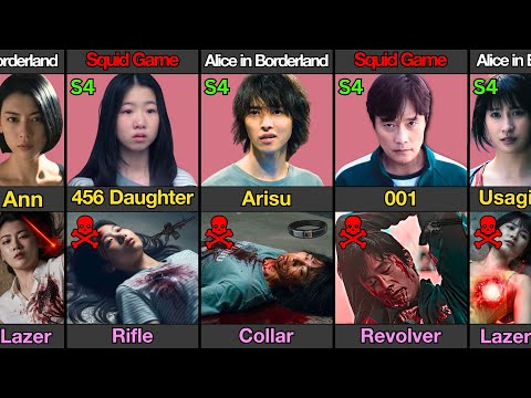 Every Death Reason of Squid Game vs Alice in Borderland | Season 4 Spoiler