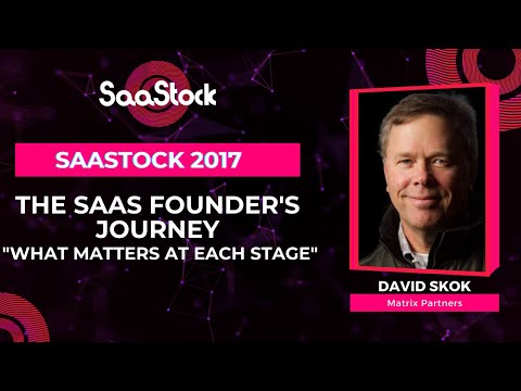 The SaaS Founder's Journey: "What Matters at Each Stage" | SaaS Conference | SaaStock 2017 -Dublin