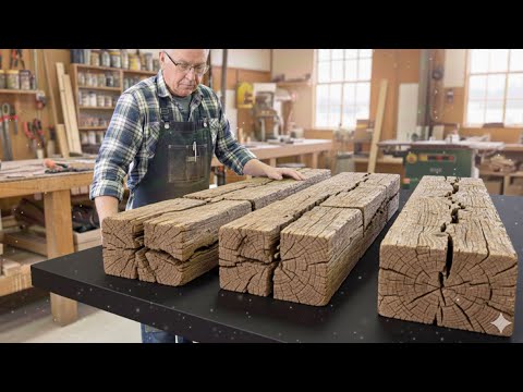 70 -Year - Old Carpenter Finds Hidden Treasures in Forgotten Logs