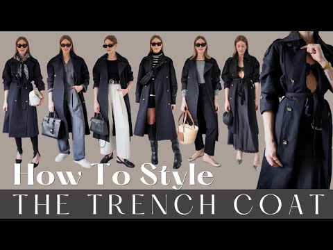 HOW TO STYLE A TRENCH COAT LIKE A PARISIAN!🧥🇫🇷 - Vol.2 Classic Wardrobe Essentials